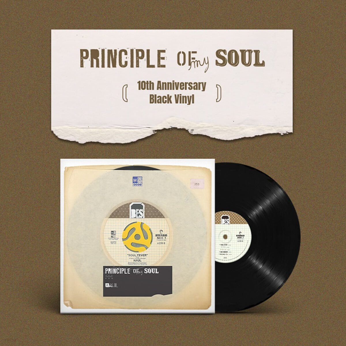 예약판매[PRE-ORDER] 나얼 - 1집 Principle Of My Soul [Black LP]