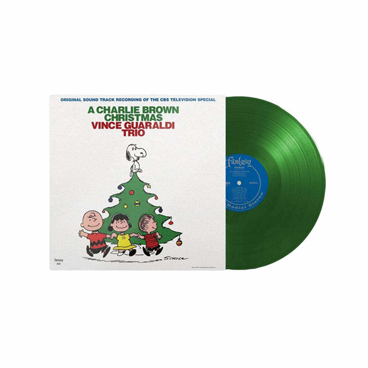 예약판매[PRE-ORDER] 찰리 브라운 크리스마스 음악 (A Charlie Brown Christmas OST by Vince Guaraldi Trio) [크리스마스 트리 그린 컬러 LP]