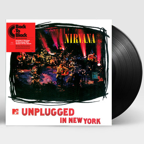 너바나 NIRVANA - MTV UNPLUGGED IN NEW YORK [BACK TO BLACK - 60TH VINYL ANNIVERSARY] [180G LP]