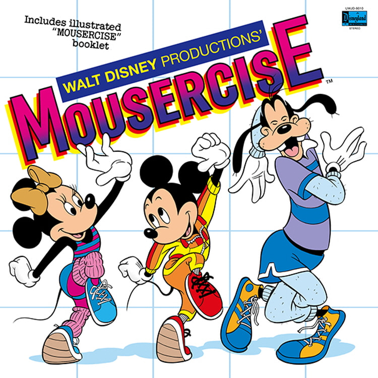 디즈니 &#039;마우서사이즈&#039; 애니메이션 음악 (Mousercise OST) [LP]