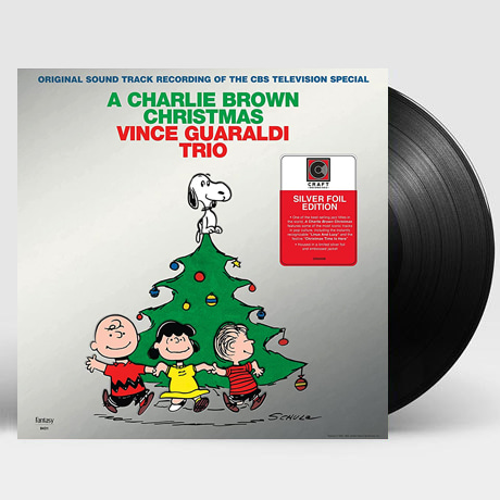 빈스 과랄디 찰리 브라운 VINCE GUARALDI TRIO - A CHARLIE BROWN CHRISTMAS [SILVER FOIL EDITION] [BLACK LP]