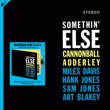 CANNONBALL ADDERLEY 캐논볼 애덜리 - SOMETHIN&#039; ELSE [1LP+ BONUS CD]