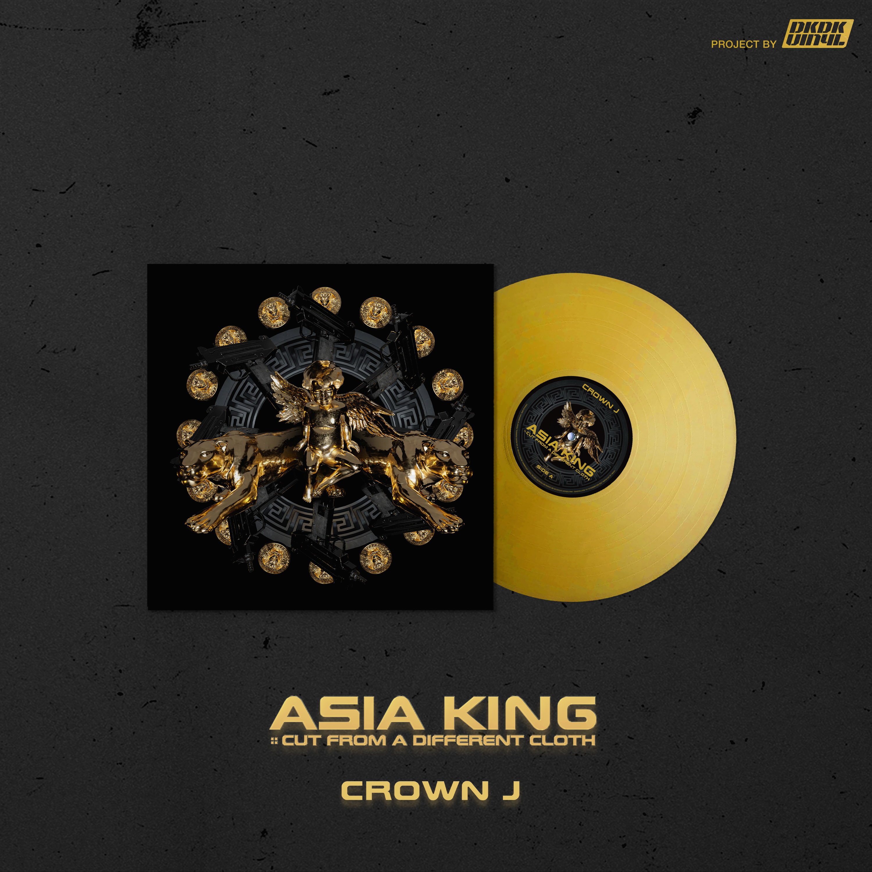 CROWN J (크라운 제이) - ASIA KING [골드 컬러 LP]