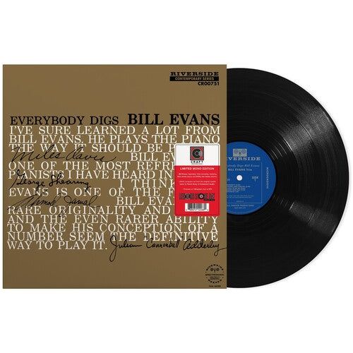 예약판매[PRE-ORDER] Bill Evans Trio (빌 에반스 트리오) - Everybody Digs Bill Evans [LP] 2024 RSD 한정반 [한정반 / 180g / Mono Edition]